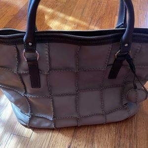 Leather handbag NWOT